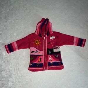 Zip up sweater handmade